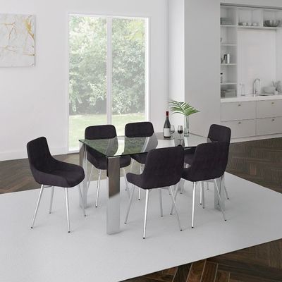 Frankfurt/Cassidy 7pc Dining Set