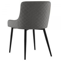 Pascal/Bianca 7pc Dining Set, Grey/Black & Grey