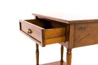 Single Drawer Hall Console Table - Honey