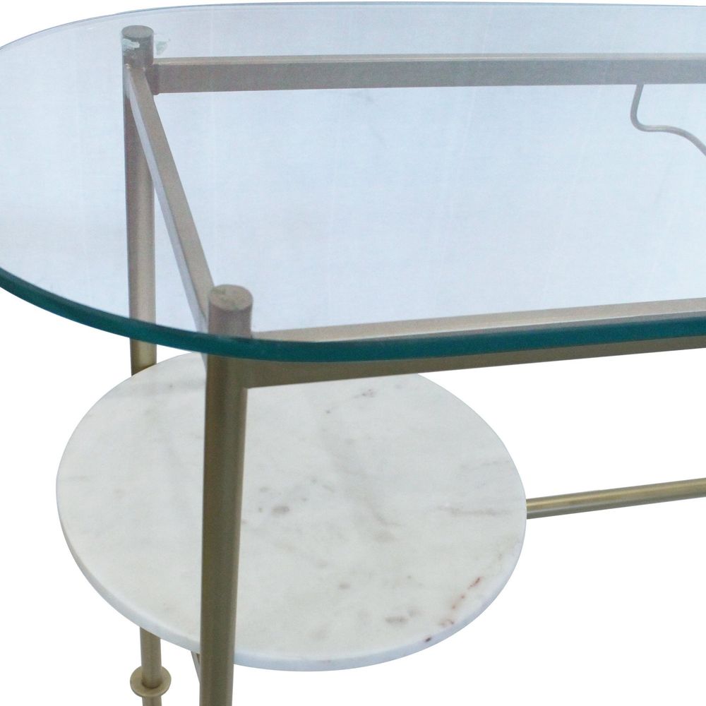 Earth Wind & Fire Oval Console Table