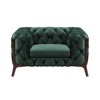 Barnaby Club Chair - Emerald Velvet