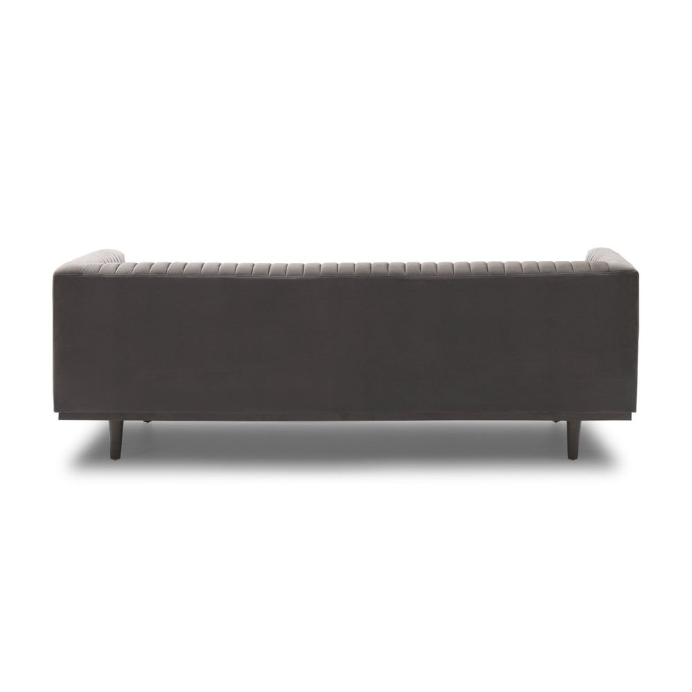 Sage Sofa - Stone Grey Velvet