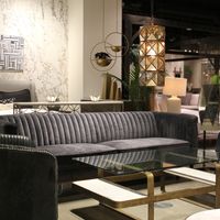 Sage Sofa - Stone Grey Velvet