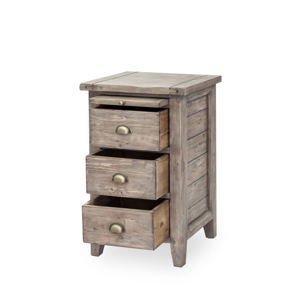 Irish Coast 3 Drw Nightstand - Sundried