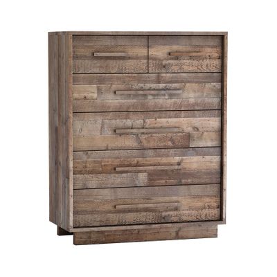 Nevada 6 Drawer Chest - Dark Driftwood