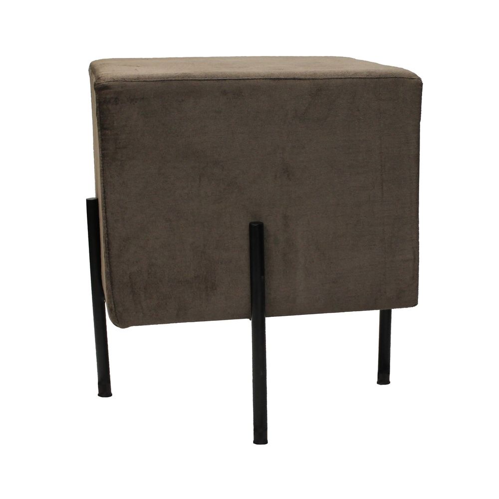 Earth Wind & Fire Square Pouffe Stool - Velvet