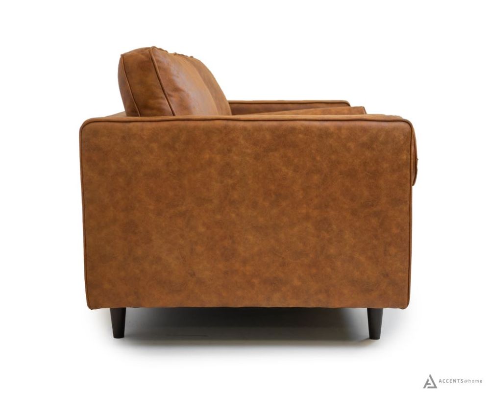 Ryder Tufted Mid Century Loveseat - SF203 BROWN