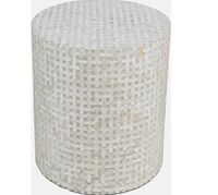 Global Archive Round Capiz Accent Table 1730-2814GBK