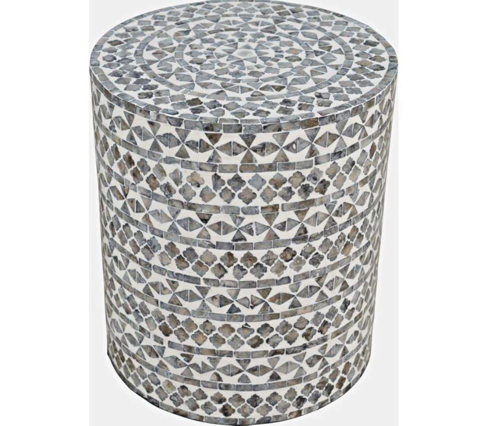 Global Archive Round Capiz Accent Table 1730-2814GTR