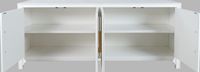 Gramercy 4 door accent cabinet white