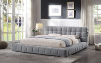 Mc Call - Platform Bed Grey