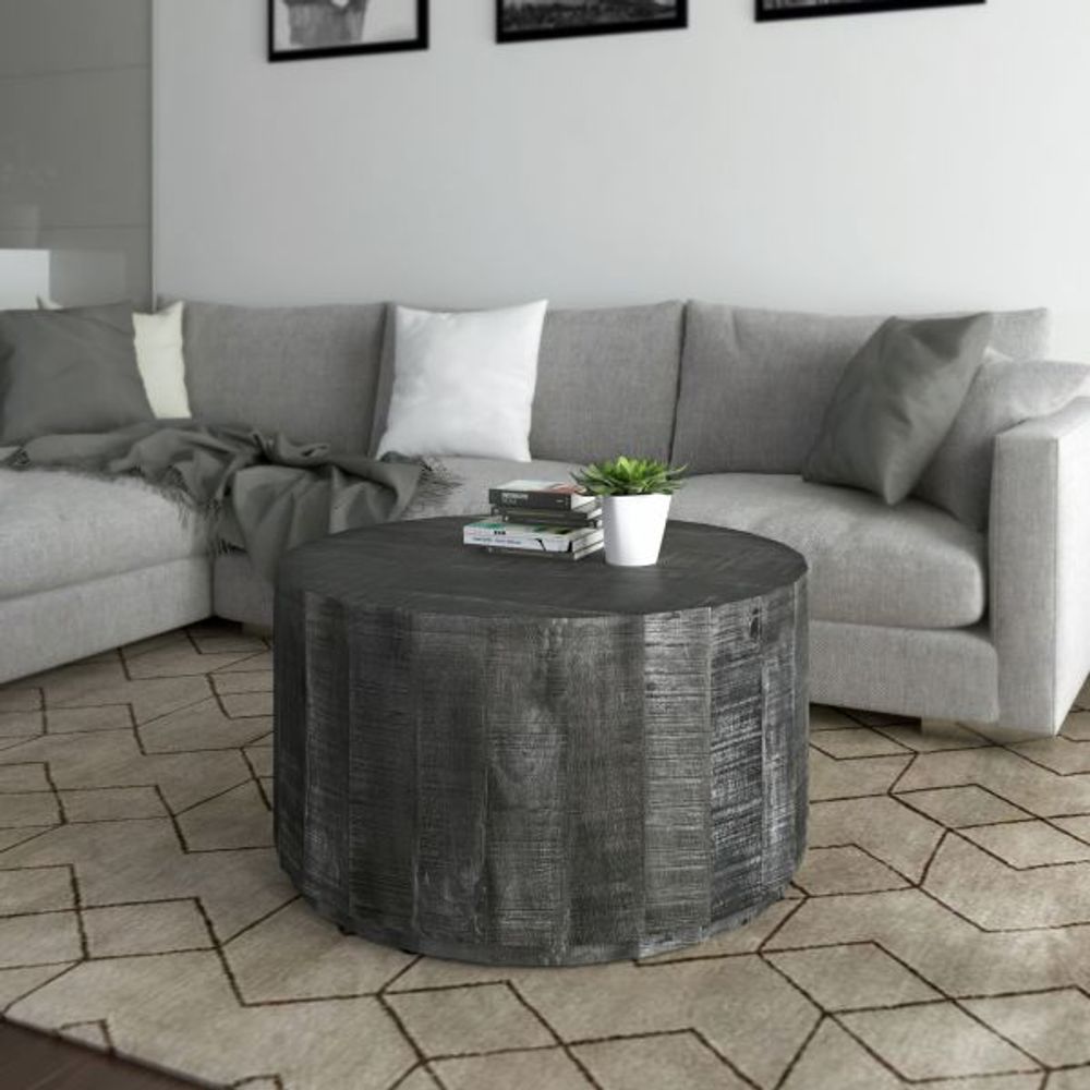 Eva Coffee Table in Distressed Grey