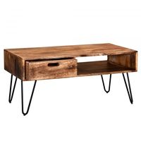 Jaydo Coffee Table in Natural Burnt