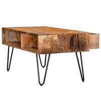 Jaydo Coffee Table in Natural Burnt