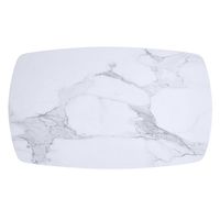 Emery Rectangular Coffee Table in White