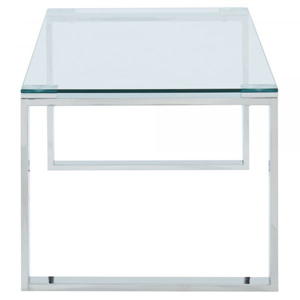 Zevon Coffee Table in Silver