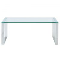 Zevon Coffee Table in Silver