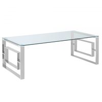 Eros Coffee Table in Silver