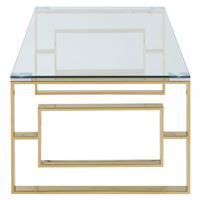 Eros Coffee Table in Gold