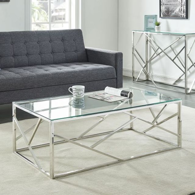 Juniper Coffee Table in Silver