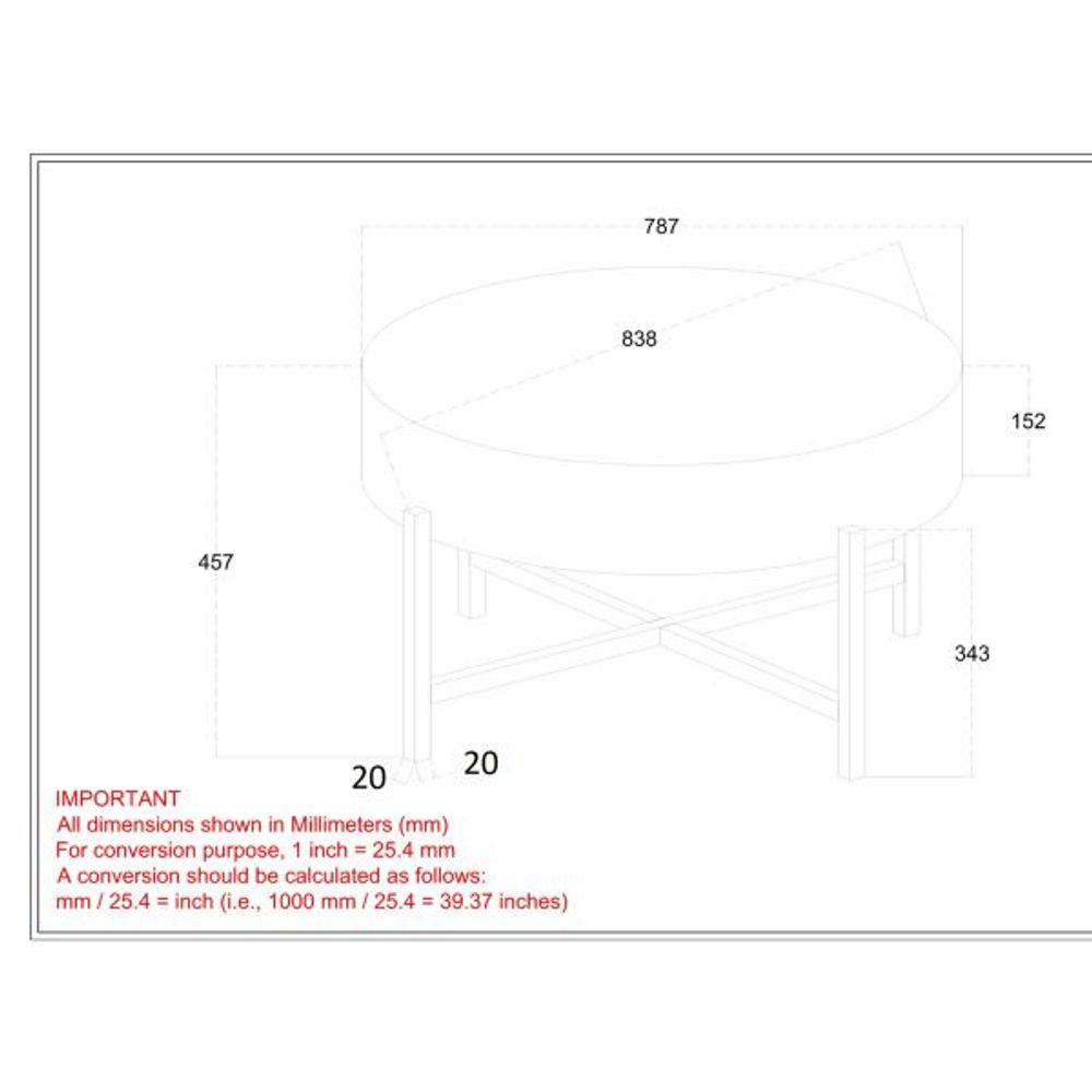 Blox Coffee Table in Natural