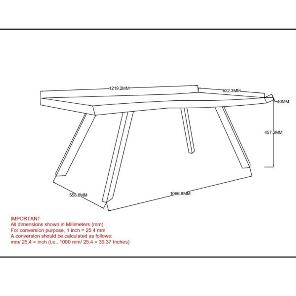 Virag Coffee Table in Natural