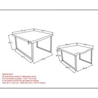 Jivin 2pc Coffee Table Set in Natural