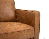 Ryder Mid Century Tufted Chair - SF203 BROWN