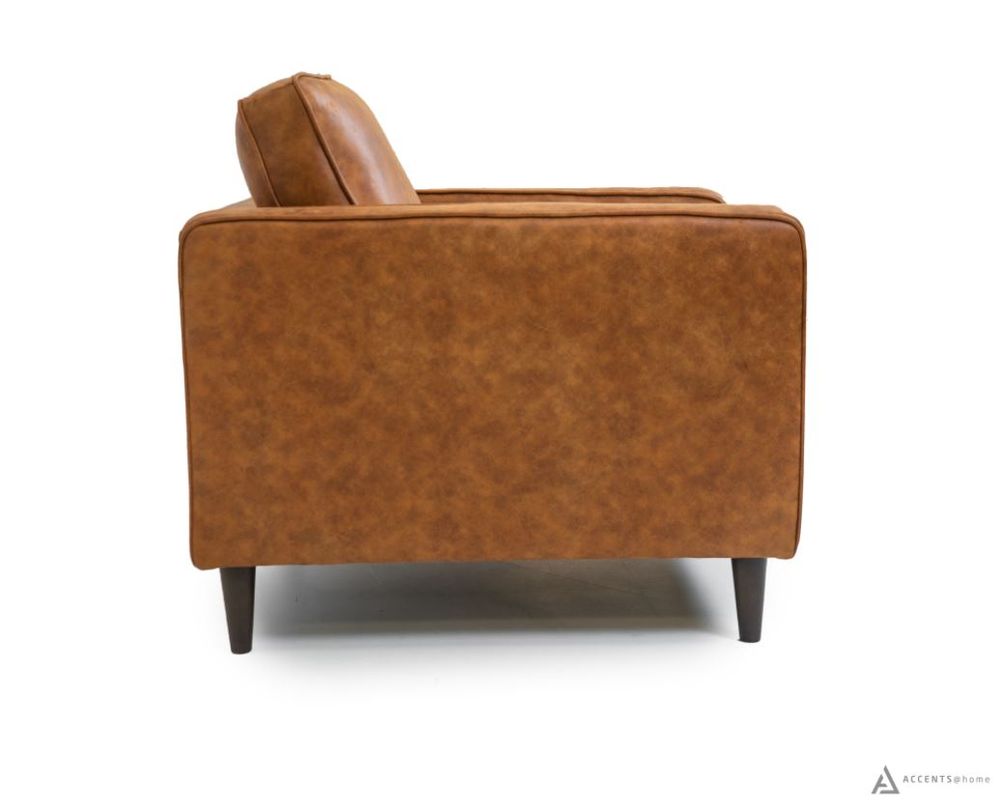 Ryder Mid Century Tufted Chair - SF203 BROWN