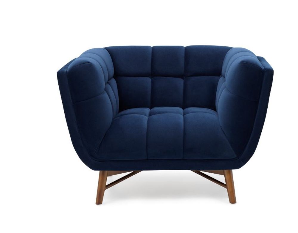 Kitsilano Accent Chair - Dark Blue#28