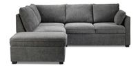 Portland Pull Out Sleeper Sectional with ottoman