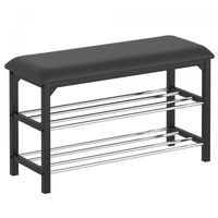 Foster 2-Tier Bench in Black