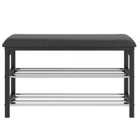 Foster 2-Tier Bench in Black