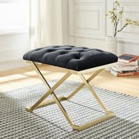 Rada Bench in Black/Gold