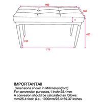 Timor Bench in Blue