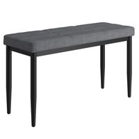 Timor Bench in Charcoal