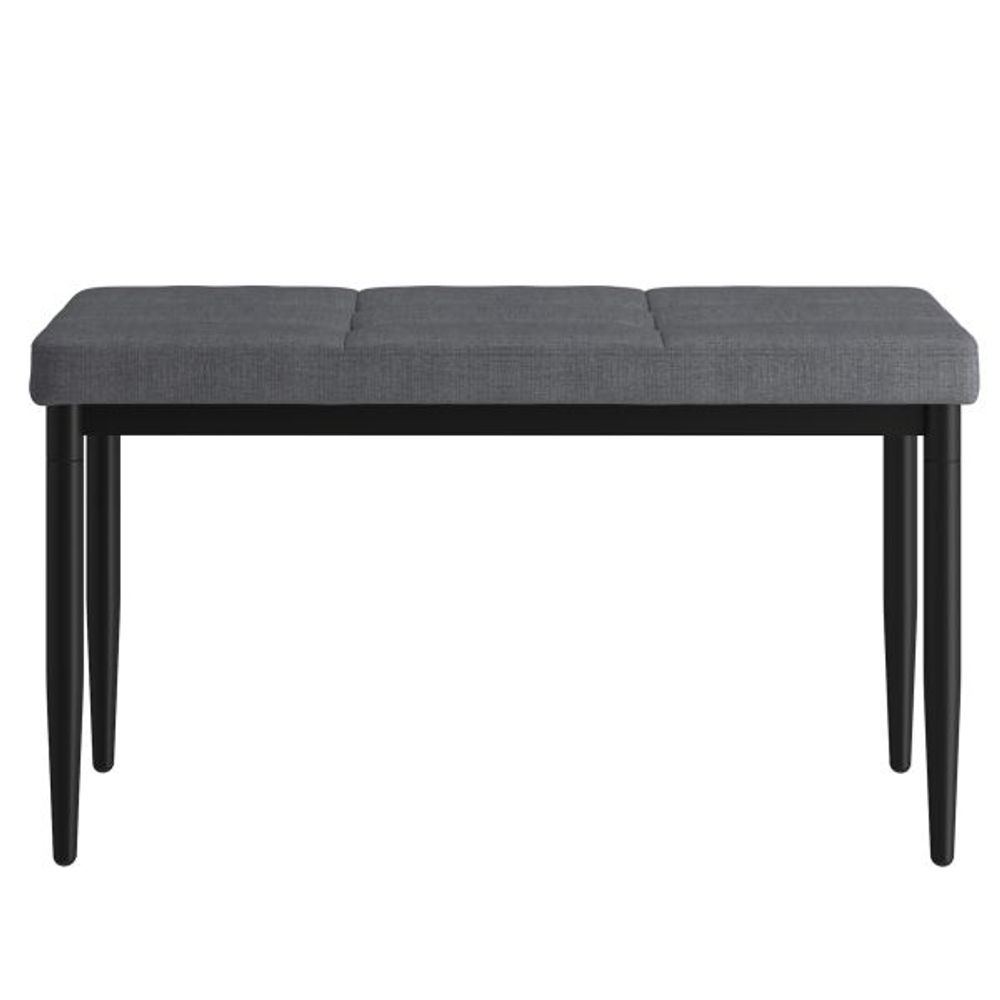 Timor Bench in Charcoal