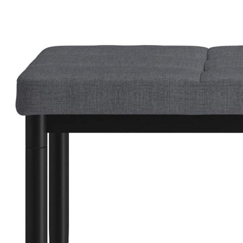 Timor Bench in Charcoal