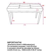 Timor Bench in Charcoal