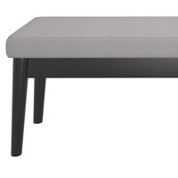 Pebble Bench in Grey