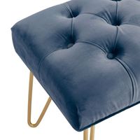 Vdara Bench in Blue/Gold