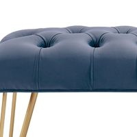 Vdara Bench in Blue/Gold