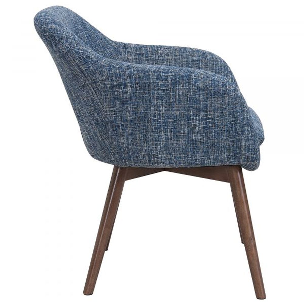 Minto Accent/Dining Chair in Blue Blend