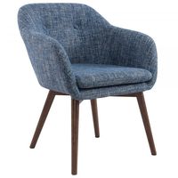 Minto Accent/Dining Chair in Blue Blend