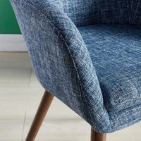 Minto Accent/Dining Chair in Blue Blend