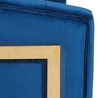 Tarra Accent Chair in Blue/Gold