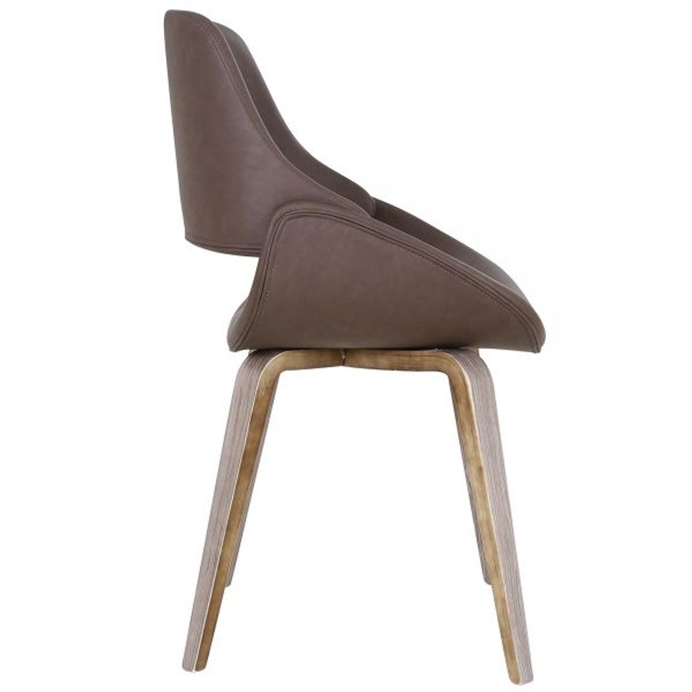 Serano Accent/Dining Chair in Brown