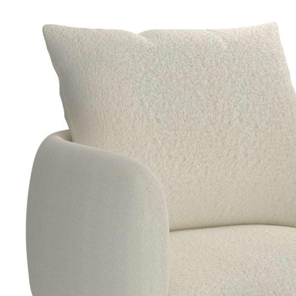 Zana Accent Chair in Cream Boucle