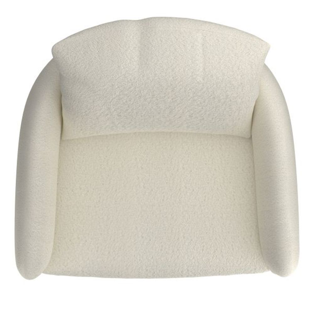 Zana Accent Chair in Cream Boucle