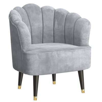 Ezra Accent Chair in Grey